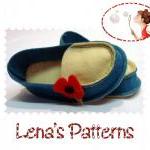 Baby Wool Felt Mocs sewing ..