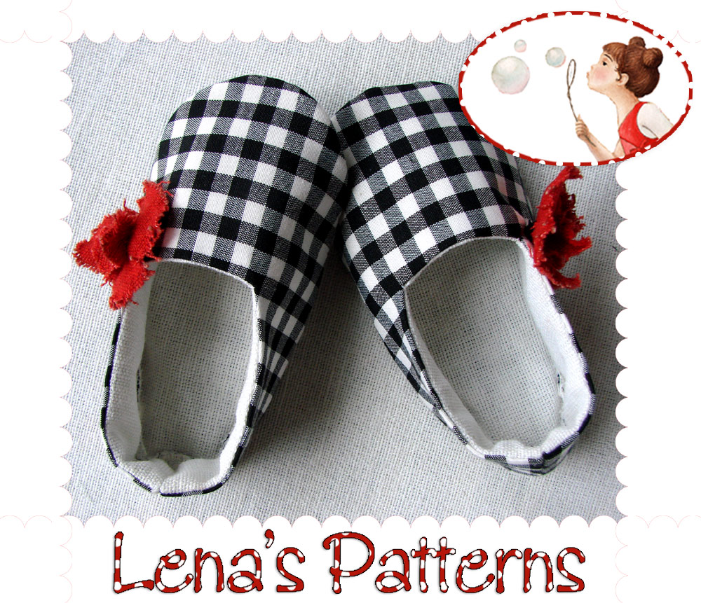 Poppy Baby Shoes Easy Sewing Pattern on Luulla