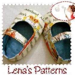 Sewing Pattern - Alice Baby Shoes for Wonderland walk