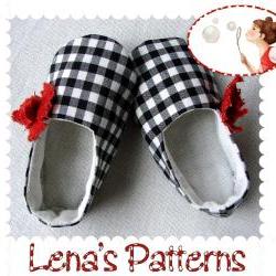 Poppy Baby Shoes Easy Sewing Pattern 